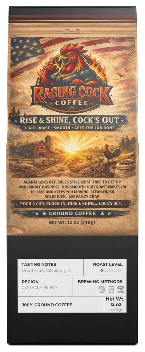 Rise and Shine, Cock's Out! (Light Roast)
